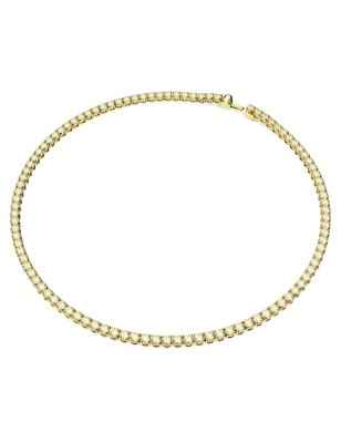COLLANA TENNIS GIALLA PLACCATA COLOR ORO SWAROVSKI 5681799 SWAROVSKI
