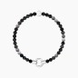 BRACCIALE AGATA NERA STRIATA MAMANONMAMA DONNA KIDULT BRACCIALE AGATA NERA STRIATA MAMANONMAMA DONNA KIDULT