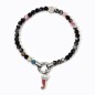 BRACCIALE AGATA NERA STRIATA MAMANONMAMA DONNA KIDULT BRACCIALE AGATA NERA STRIATA MAMANONMAMA DONNA KIDULT