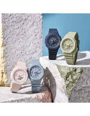 OROLOGIO RESINA ROSA E CARBONIO DONNA CASIO G-SHOCK GMA-S2100BA-4AER CASIO