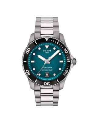 OROLOGIO POWERMATIC 80 30 BAR TURCHESE UOMO TISSOT SEASTAR T1208071109100 TISSOT