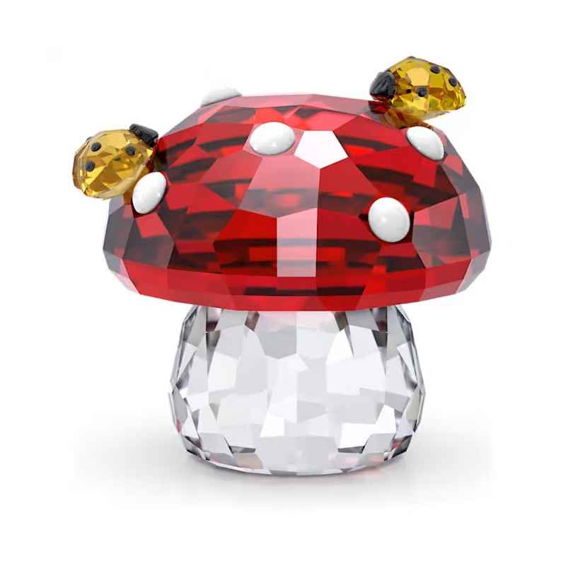 DECORAZIONE FUNGO E COCCINELLE IDYLLIA SWAROVSKI DECORAZIONE FUNGO E COCCINELLE IDYLLIA SWAROVSKI