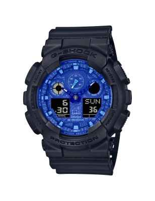 OROLOGIO RESISTENTE PAISLEY BLUE UOMO CASIO G-SHOCK GA-100BP-1AER CASIO