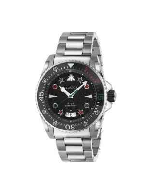 OROLOGIO ACCIAIO 45MM UOMO-DONNA GUCCI DIVE YA136221 GUCCI