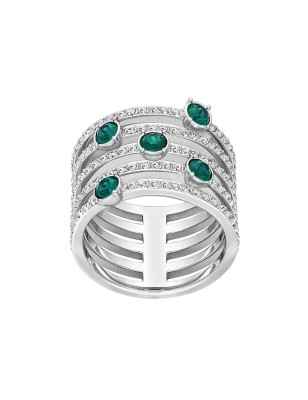 ANELLO CREATIVITY VERDE RODIO M55 DONNA SWAROVSKI  5166809 SWAROVSKI