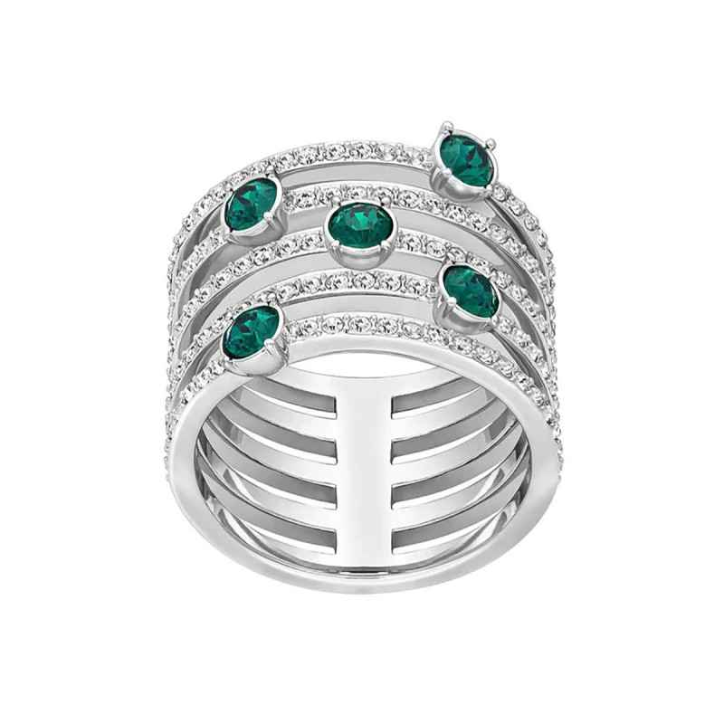 ANELLO CREATIVITY VERDE RODIO M55 DONNA SWAROVSKI ANELLO CREATIVITY VERDE RODIO M55 DONNA SWAROVSKI