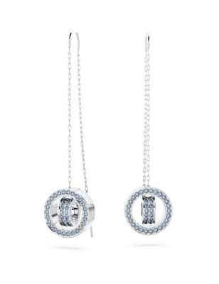 ORECCHINI PENDENTI HOLLOW ANELLO CONCATENATO DONNA SWAROVSKI  5663498 SWAROVSKI
