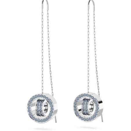 ORECCHINI PENDENTI HOLLOW ANELLO CONCATENATO DONNA SWAROVSKI 