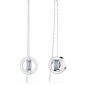 ORECCHINI PENDENTI HOLLOW ANELLO CONCATENATO DONNA SWAROVSKI 