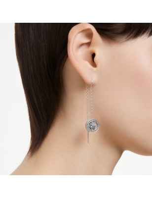 ORECCHINI PENDENTI HOLLOW ANELLO CONCATENATO DONNA SWAROVSKI  5663498 SWAROVSKI