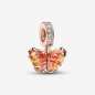 CHARM PENDENTE FARFALLA ARANCIONE E ROSA DONNA PANDORA CHARM PENDENTE FARFALLA ARANCIONE E ROSA DONNA PANDORA