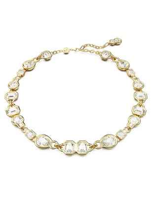 COLLANA BIANCA PLACCATA COLOR ORO DONNA SWAROVSKI  5665497 SWAROVSKI