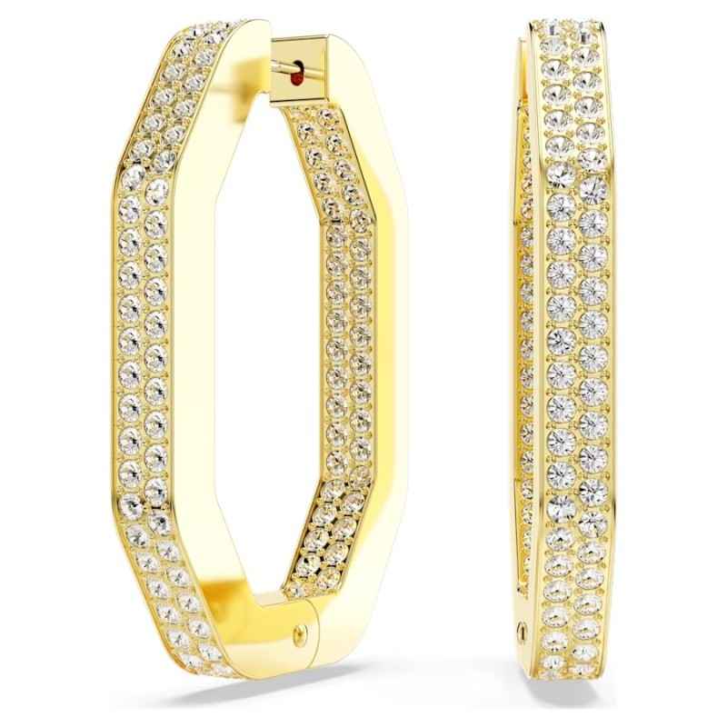 ORECCHINI CERCHIO DEXTERA FORMA OTTAGONALE SWAROVSKI