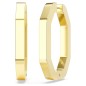 ORECCHINI CERCHIO DEXTERA FORMA OTTAGONALE SWAROVSKI