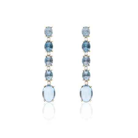 ORECCHINI LUNGHI PENDENTI DANCING AZURE DONNA NANIS  OS34-597 NANIS