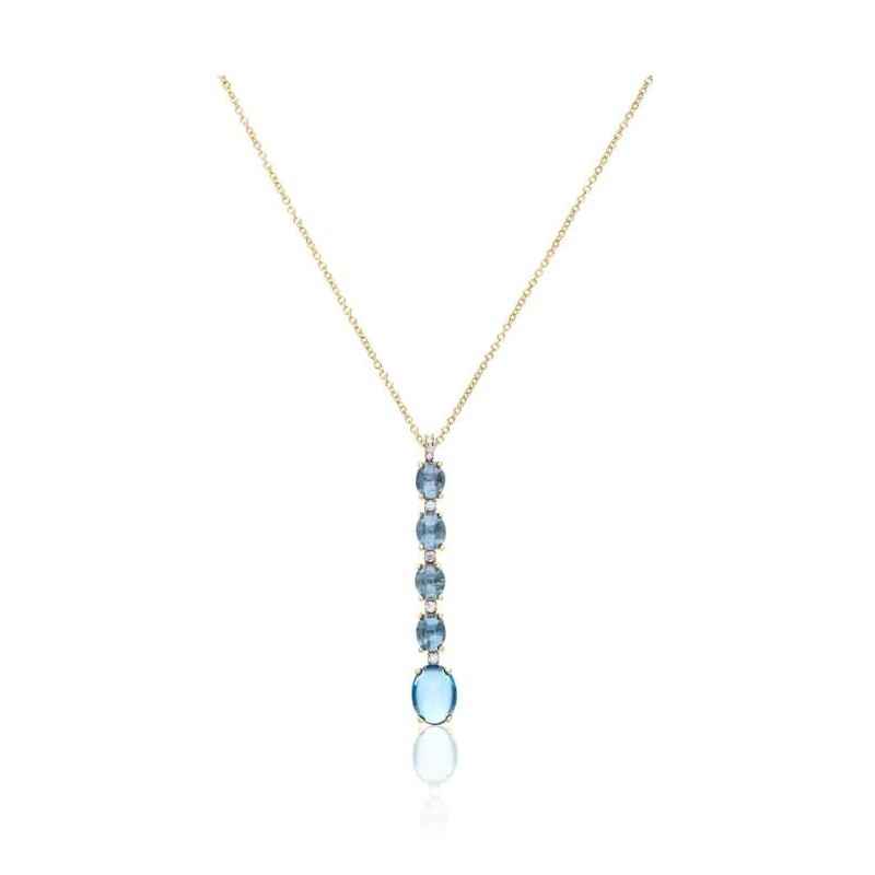 COLLANA PENDENTE LUNGA DANCING AZURE DONNA NANIS COLLANA PENDENTE LUNGA DANCING AZURE DONNA NANIS