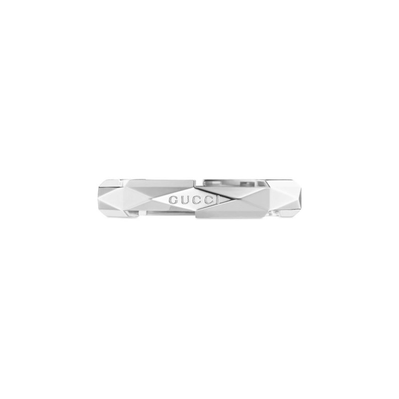 ANELLO ORO BIANCO 18 CARATI 15 UOMO-DONNA GUCCI LINK TO LOVE ANELLO ORO BIANCO 18 CARATI 15 UOMO-DONNA GUCCI LINK TO LOVE