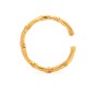 BRACCIALE BANGLE PICCOLO DORATO GIOVANNI RASPINI BAMBU