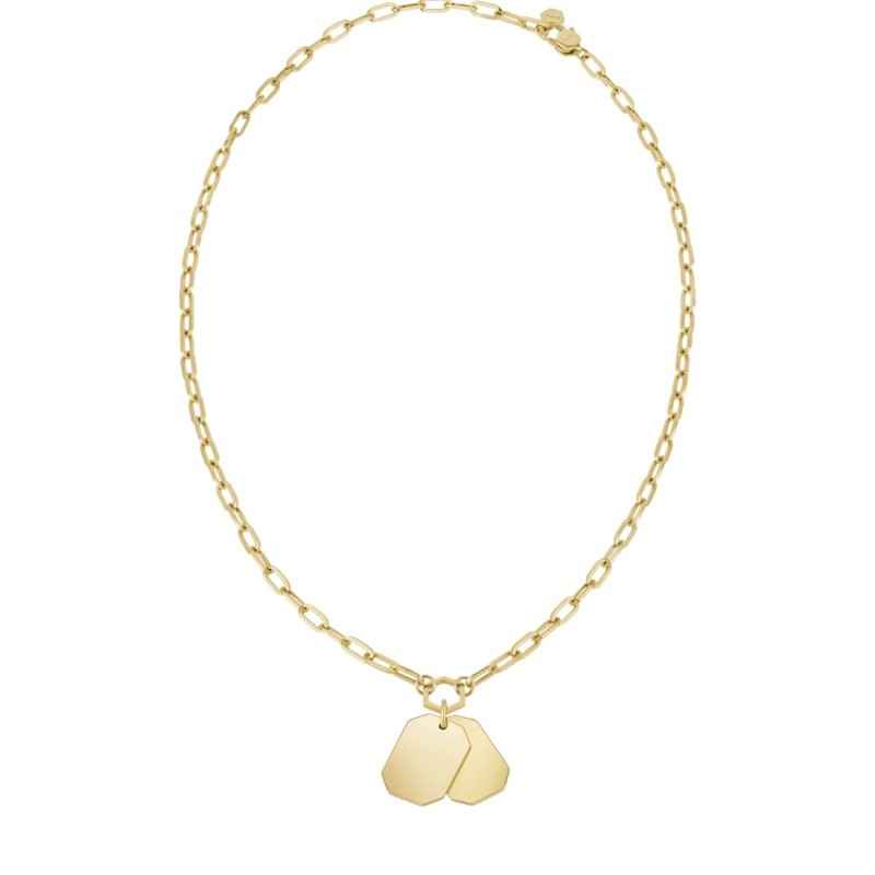 COLLANA IN ACCIAIO IP GOLD PRIVATE CODE UOMO-DONNA BREIL COLLANA IN ACCIAIO IP GOLD PRIVATE CODE UOMO-DONNA BREIL
