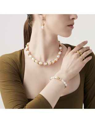 ORECCHINI RIVIERA DORATO PERLE DONNA GIOVANNI RASPINI 