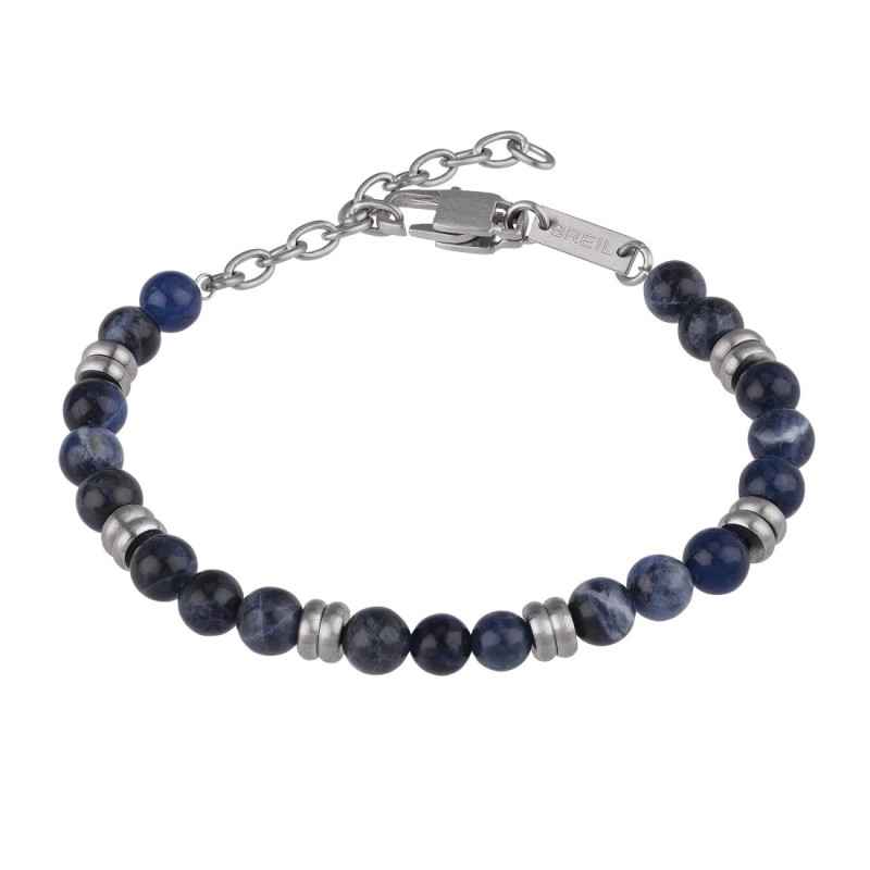 BRACCIALE ACCIAIO E PIETRA NATURALE UOMO BREIL BRACCIALE ACCIAIO E PIETRA NATURALE UOMO BREIL