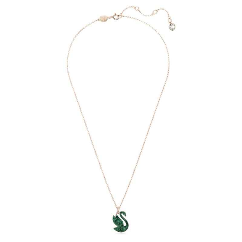 COLLANA PENDENTE CIGNO VERDE DONNA SWAROVSKI COLLANA PENDENTE CIGNO VERDE DONNA SWAROVSKI