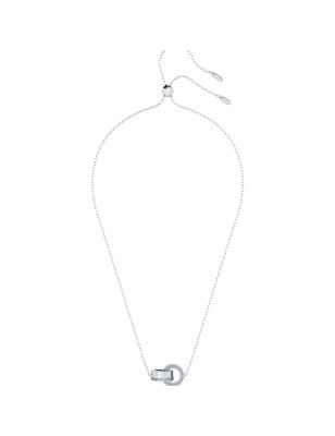 COLLANA PENDENTE DEXTERA ANELLO CONCATENATO BLU DONNA SWAROVSKI  5663504 SWAROVSKI