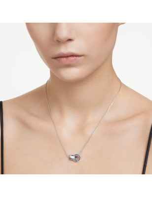 COLLANA PENDENTE DEXTERA ANELLO CONCATENATO BLU DONNA SWAROVSKI  5663504 SWAROVSKI
