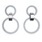 ORECCHINI CERCHI DONNA SWAROVSKI DEXTERA ORECCHINI CERCHI DONNA SWAROVSKI DEXTERA
