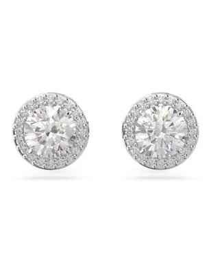 ORECCHINI A LOBO TAGLIO TONDO DONNA SWAROVSKI 5636269 SWAROVSKI