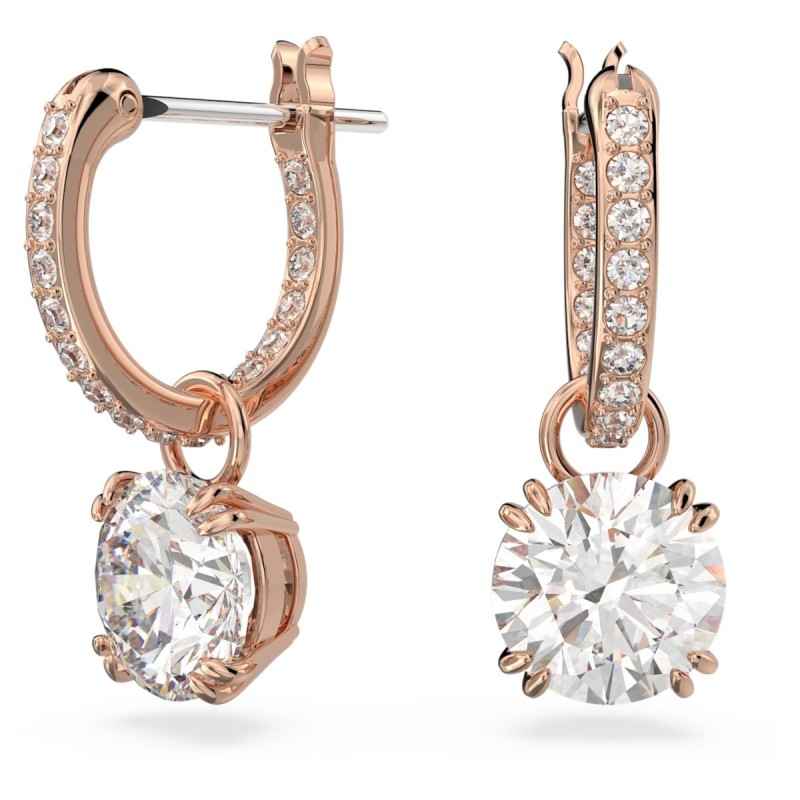 ORECCHINI PENDENTI TAGLIO TONDO DONNA SWAROVSKI STILLA