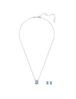 SET UNA TAGLIO OTTAGONALE BLU DONNA SWAROVSKI  5641171 SWAROVSKI