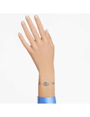 BRACCIALE HOLLOW ANELLO CONCATENATO BLU SWAROVSKI 5663493 SWAROVSKI
