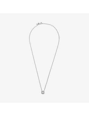 COLLANA CON PUNTO LUCE QUADRATO DONNA PANDORA  396241CZ-45 PANDORA