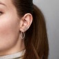 ORECCHINI CERCHI CUORI ASIMMETRICI GRANDI PANDORA ORECCHINI CERCHI CUORI ASIMMETRICI GRANDI PANDORA