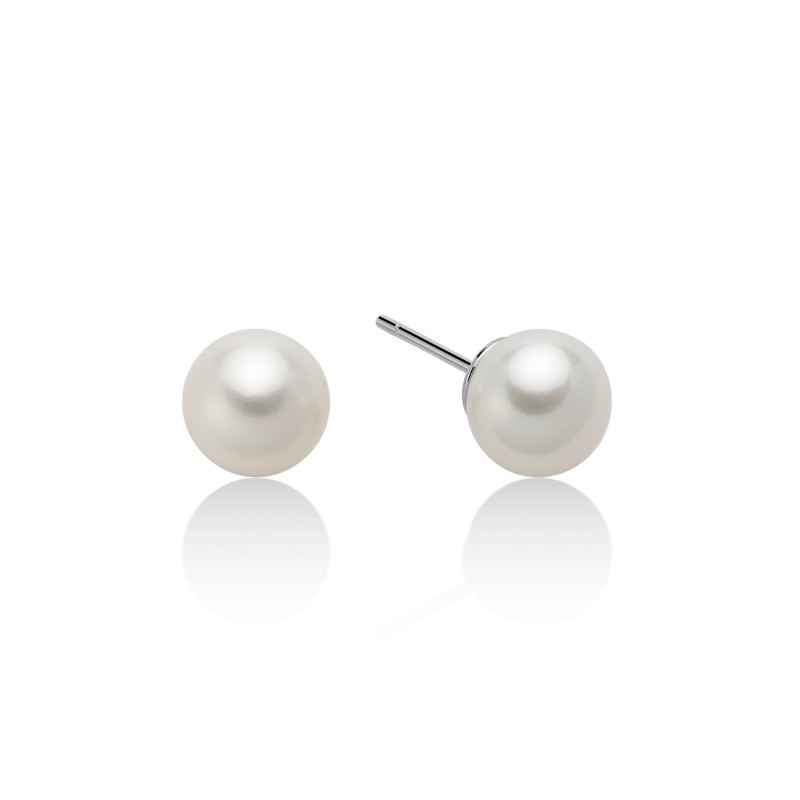 ORECCHINI PERLE 8-8,5MM ORO BIANCO DONNA MILUNA LE PERLE ORECCHINI PERLE 8-8,5MM ORO BIANCO DONNA MILUNA LE PERLE