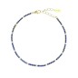 BRACCIALE DORATO ZIRCONI BLU E BIANCHI  AMEN TENNIS MANIA