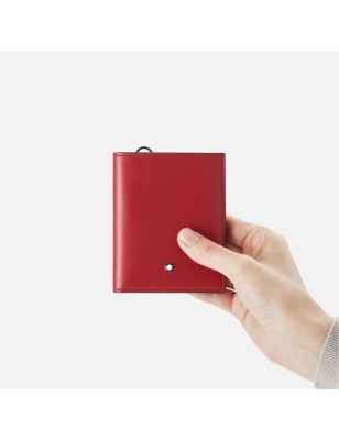 PORTAFOGLIO 6 SCOMPARTI ROSSO DONNA MONTBLANC MEISTERSTUCK 129679 MONTBLANC
