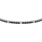 BRACCIALE TENNIS ZIRCONI NERI E BIANCHI UOMO MORELLATO 