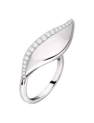 ANELLO FOGLIA ARGENTO E ZIRCONI M16 DONNA MORELLATO  SAKH38016 MORELLATO