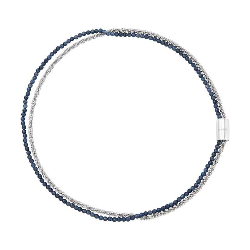 COLLANA MAGNETICA SYSTEM ACCIAIO E AGATA BLU BREIL COLLANA MAGNETICA SYSTEM ACCIAIO E AGATA BLU BREIL