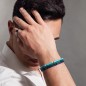 BRACCIALE CARVIN ACCIAIO E PIETRE TURCHESE UOMO BREIL BRACCIALE CARVIN ACCIAIO E PIETRE TURCHESE UOMO BREIL