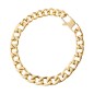BRACCIALE BLOCK CHAINS IN ACCIAIO IP GOLD UOMO BREIL BRACCIALE BLOCK CHAINS IN ACCIAIO IP GOLD UOMO BREIL