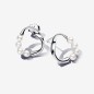 ORECCHINI LINEA SINUOSA CIRCOLARE PERLE DONNA PANDORA ORECCHINI LINEA SINUOSA CIRCOLARE PERLE DONNA PANDORA
