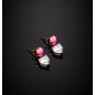ORECCHINI PENDENTI FUCSIA CHIARA FERRAGNI CUORICINO