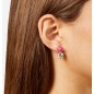 ORECCHINI PENDENTI FUCSIA CHIARA FERRAGNI CUORICINO