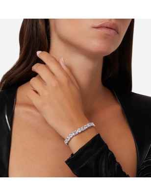 BRACCIALE TENNIS ZIRCONI BIANCHI CHIARA FERRAGNI PRINCESS J19AVU05 CHIARA FERRAGNI