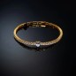BRACCIALE TENNIS CUORE CENTRALE BIANCO CHIARA FERRAGNI