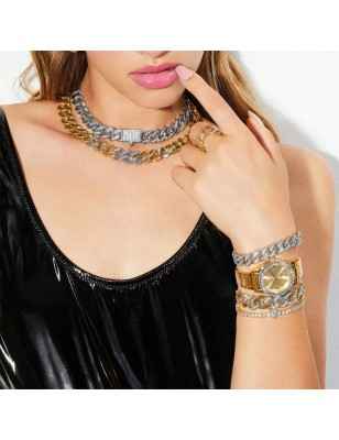 BRACCIALE TENNIS CUORE CENTRALE BIANCO CHIARA FERRAGNI J19AUV17 CHIARA FERRAGNI