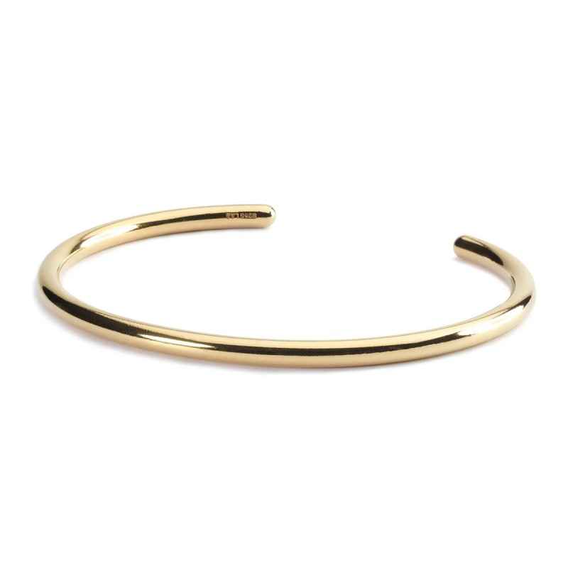 BRACCIALE BANGLE PLACCATO ORO M DONNA TROLLBEADS BRACCIALE BANGLE PLACCATO ORO M DONNA TROLLBEADS